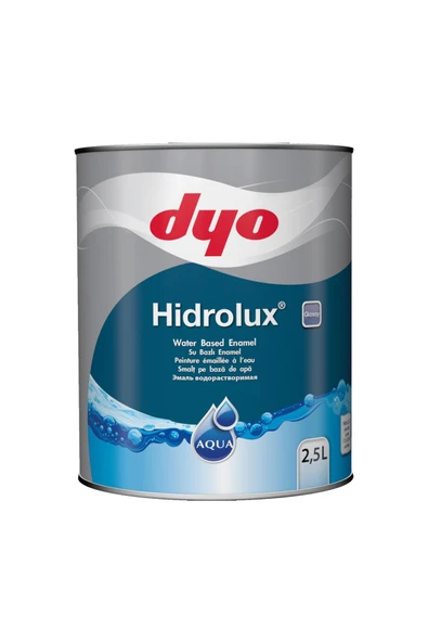 Dyo Hidrolux Su Bazlı Parlak Ahşap Ve Metal Boya 0001 Beyaz Beyaz ürün görseli 1
