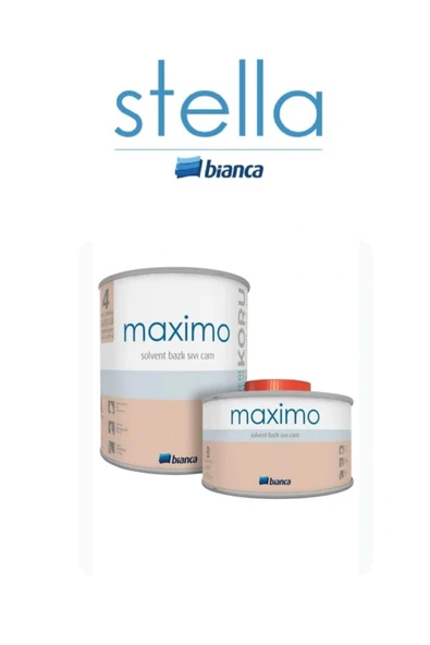 Bianca STELLA Maximo Solvent Bazlı Sıvı Cam Parlak Şeffaf ürün görseli 1