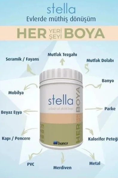 Bianca BİANCA STELLA BEYAZ BEYAZ - Resim 3