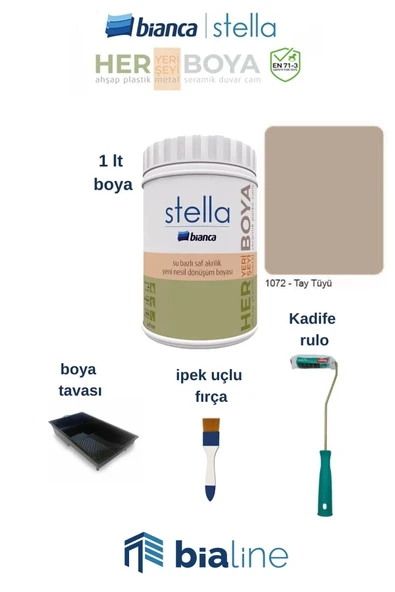 Bianca Stella Boya Seti Tay Tüyü ürün görseli 1