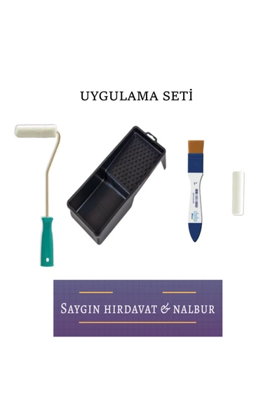Bianca Stella Mutfak Tezgahı Boyama Seti Siyah Siyah - Resim 4