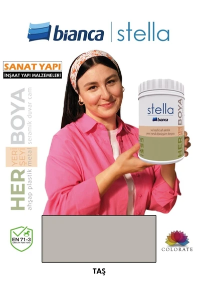 Bianca Su Bazlı Akrilik Boya 500Ml Taş ürün görseli 1