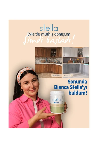 Bianca BİANCA STELLA SU BAZLI SAF AKRİLİK YENİ NESİL DÖNÜŞÜM BOYASI 1 lt RAL-9003 RAL-9003 ürün görseli 1