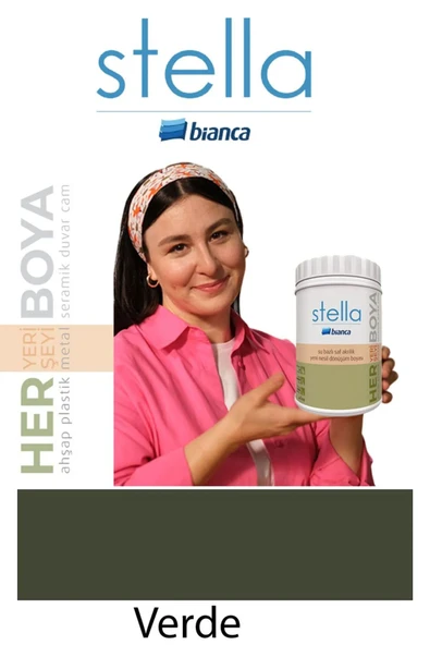 Bianca Stella Saf Akrilik Boya Tüm Renkler Verde ürün görseli 1