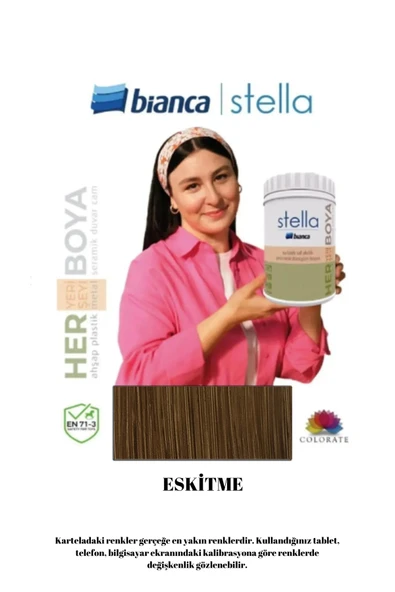 Bianca Stella Ahşap Renkleri ESKİTME ürün görseli 1