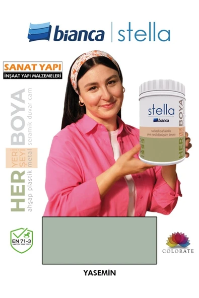Bianca Stella Su Bazlı Akrilik Boya 500Ml Yasemin ürün görseli 1
