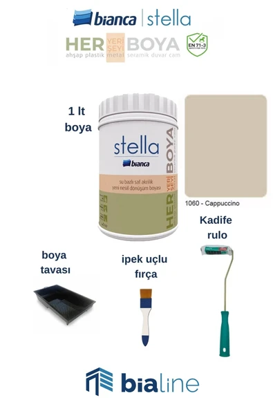 Bianca Stella Boya Seti Cappuccino ürün görseli 1