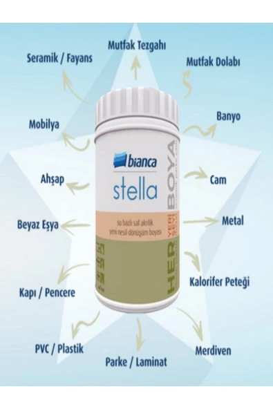 Bianca Stella Sakız Beyazı 1 lt - Resim 4