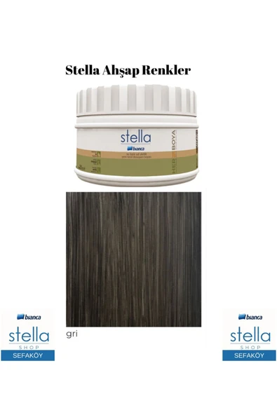 Bianca Stella Ahşap Renkler 250 ml Gri ürün görseli 1