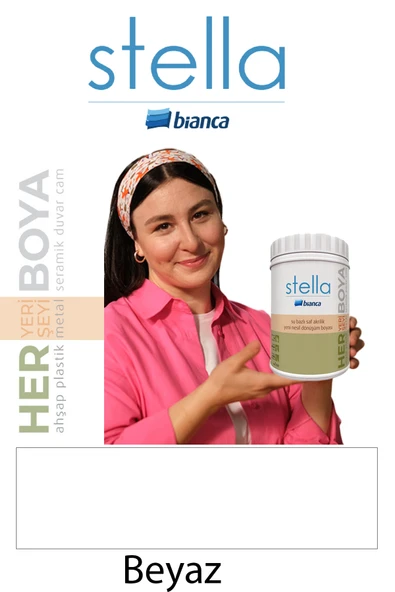 Bianca Stella Su Bazlı Saf Akrilik Boya Beyaz ürün görseli 1