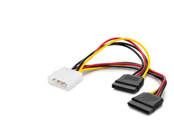 Sata Power Y Kablosu 2 In 1 20 Cm - Siyah HDX5522 ürün görseli 1