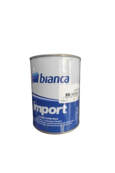 Bianca İmport Sentetik Ahşap & Metal Boyası 0.75 L Sarı Sarı ürün görseli 1