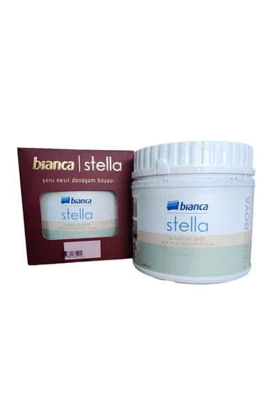 Bianca Stella Yeni Nesil Dönüşüm Boyası Kırık Beyaz 0,5 Lt KIRIK BEYAZ ürün görseli 1