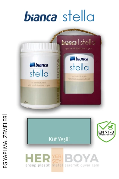 Bianca Stella Su Bazlı Akrilik Boya Küf Yeşili ürün görseli 1