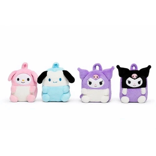 HERŞEYTREND Peluş Kuromi My Melody ve Cinnamoroll Sırt Çantası ürün görseli 1