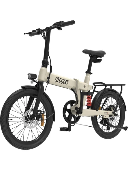Hifree E-Cycle Elektrikli Bisiklet - Beyaz ürün görseli 1