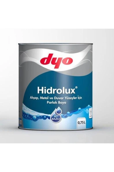 Dyo Beyaz Hidrolüx Su Bazlı Kokusuz Ahşap ve Metal Boyası 2.5 lt NoColor-a18f201b ürün görseli 1