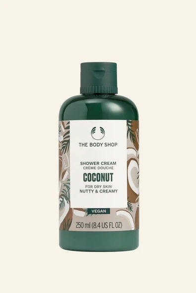 The Body Shop Coconut Kremli Nemlendirici Duş Jeli 250 Ml Hindistan Cevizi ürün görseli 1