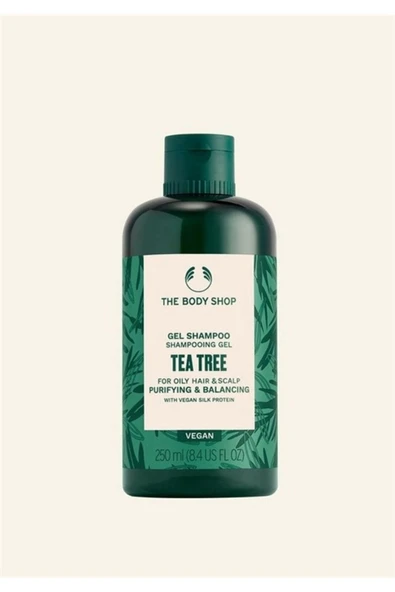 The Body Shop Çay Ağacı Tea Tree Yağlı Saçlara Özel Arındırıcı Ve Dengeleyici Jel Şampuan 250 ml ürün görseli 1