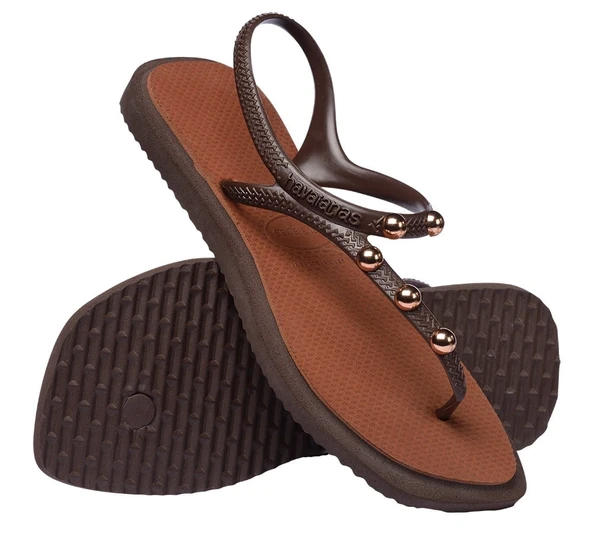 HAV. FLASH FUSION COFFEE/RUST SANDALET 4150244 - Resim 4