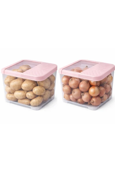 Aşkana Büyük Boy Kapaklı Çok Amaçlı Saklama Kabı,16 Lt,erzak,deterjan,oyuncak organizer,28X34X23 cm ürün görseli 1