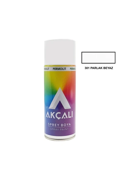 Akçalı Sprey Boya 400 Ml - 301 Beyaz BEYAZ ürün görseli 1