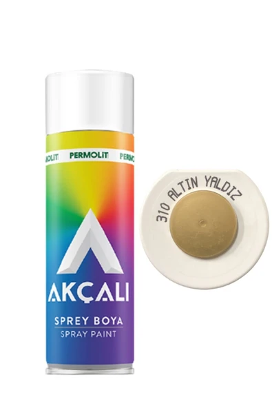 Akçalı Sprey Boya Altın Yaldız 310 (400 ML) ALTIN YALDIZ 310 ürün görseli 1