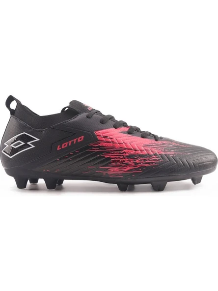 LOTTO HYPER FG 4PR SİYAH KIRMIZI FUTBOL KRAMPONU ürün görseli 1