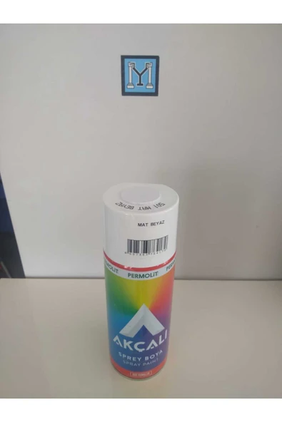 Akçalı Sprey Boya Beyaz 400 ml Beyaz - Resim 2