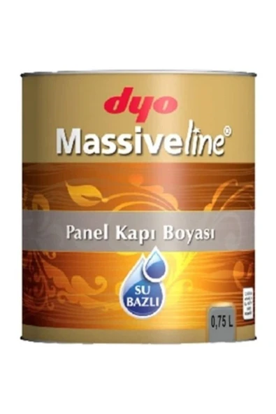 Dyo Massiveline Su Bazlı Panel Kapı Boyası Beyaz 0.75 Lt. Beyaz ürün görseli 1