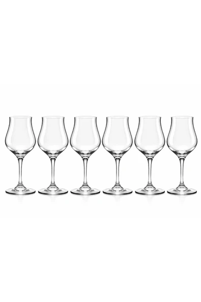 Aşkana 6’lı Wavy Kadeh Seti,Büyük Boy, 475 cc,Şarap,Aperol Spritz Bardağı,Premium Sunum Bardağı Seti ürün görseli 1