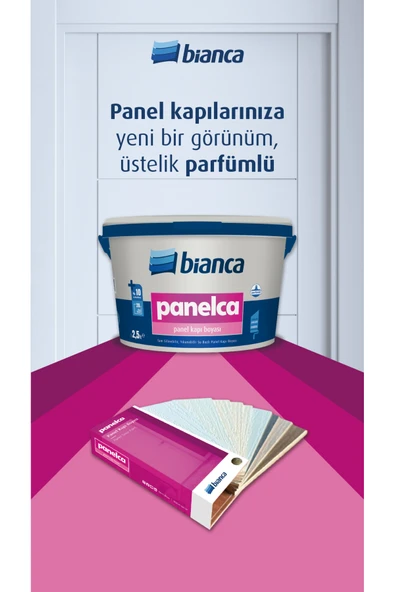 Bianca Panel Kapı Boyası Amerikan Panel Kapılar Için Tasarlanmış Su Bazlı Boya BEYAZ ürün görseli 1