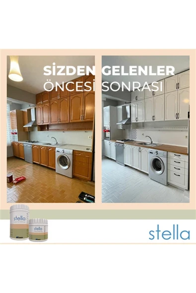 Bianca Stella Boya Beyaz 1lt RENK - Resim 4