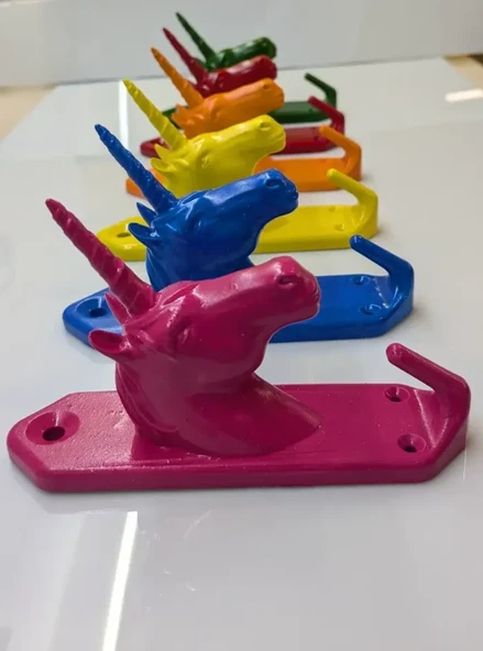 Unicorn Duvar Askısı, Dekoratif Tek Boynuzlu At Askılık , Çocuk Odası İçin Renkli Duvar Kancası ürün görseli 1