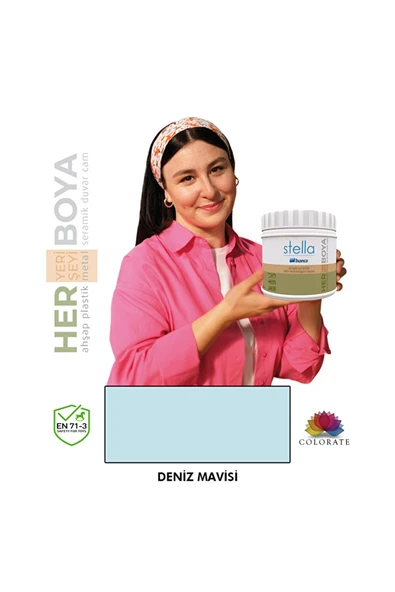 Bianca Stella Boya 500ml Deniz Mavisi - Resim 2
