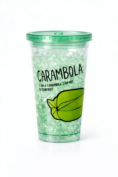 Aşkana Buzlu Kırık Cam Görünümlü Smoothie Bardağı,450ml,Sızdırmaz Kapaklı Soğuk İçecek Bardağı,BPA İçermez ürün görseli 1