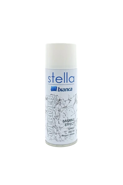 Bianca Stella İnce Mermer Efekt Sprey Boya Beyaz 200 ml BEYAZ ürün görseli 1