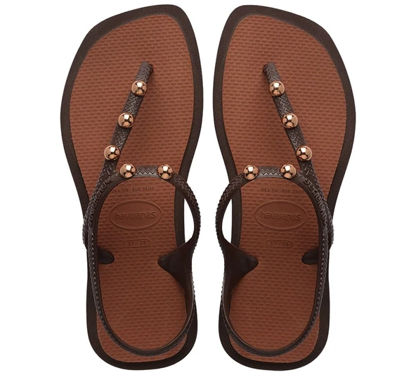 HAV. FLASH FUSION COFFEE/RUST SANDALET 4150244 - Resim 3