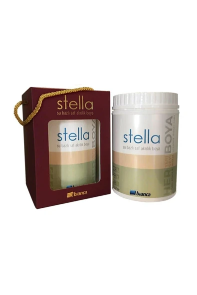 Bianca Stella Akrilik Dönüşüm Boyası Beyaz 1 Kg BEYAZ ürün görseli 1