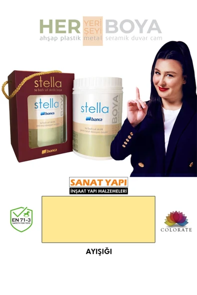 Bianca Stella Su Bazlı Akrilik Boya Ayışığı Ayışıgı ürün görseli 1