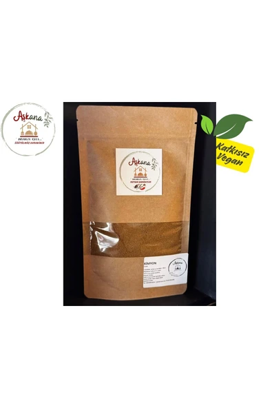 Aşkana Toz Kimyon 100g - Doğal Katkısız Taptaze 1. Kalite Yöresel Keskin Aromalı Saf Toz Kimyon ürün görseli 1
