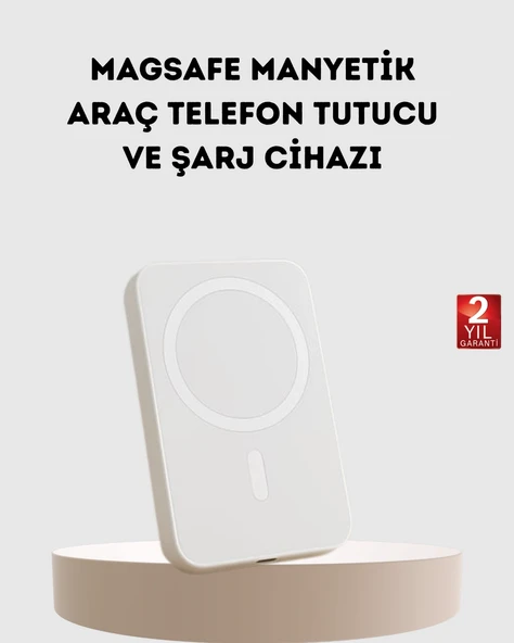 5000Mah Manyetik Powerbank – İphone Serisi İçin Taşınabilir Kablosuz Şarj Cihazı ürün görseli 1