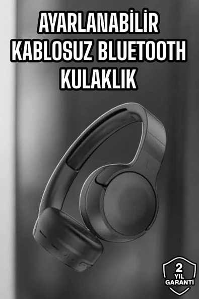 Kulak Üstü Kablosuz Bluetooth Kulaklık Gürültü Önleyici Uzun Şarj Süreli ürün görseli 1