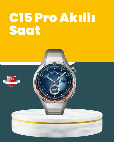 Akıllı Saat Nabız Ölçer, Adım Sayar Ve Uyku Takip Özellikli ürün görseli 1
