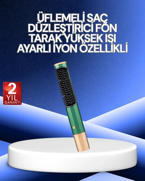 3’Ü 1 Arada Saç Şekillendirme Seti – Kurutma, Düzleştirme, Tarama ürün görseli 1