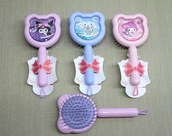 Kuromi,My Melody,Cinnamon Saç Tarağı Alk3083 ürün görseli 1