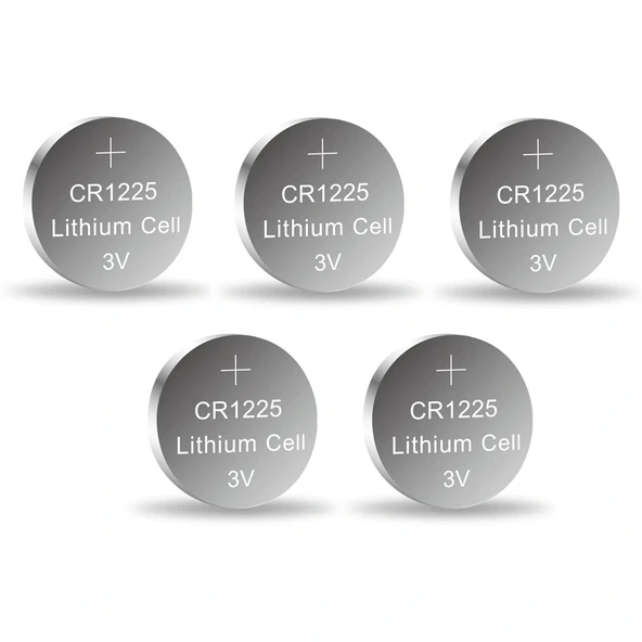 Yuma Cr1225 Süper Lityum 3V 5’Li Kart Düğme Pil ürün görseli 1