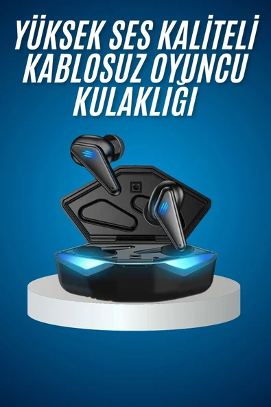 Bluetooth Kulaklık Kulaklığı Rgb Işıklı Oyunlarda Düşük Gecikme ürün görseli 1