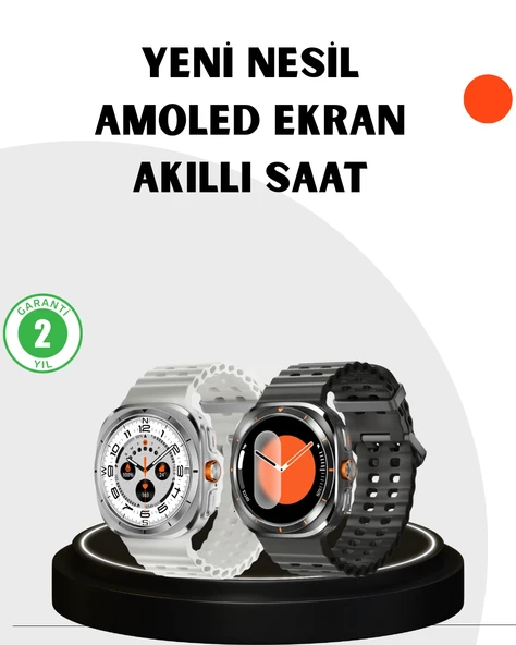 Modern Akıllı Saat Kablosuz Şarj Sosyal Medya Bildirimli ürün görseli 1