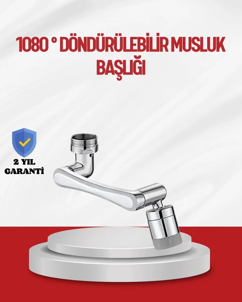 1080° Çok Yönlü Musluk Atı Püskürtme Ve Köpük Akışlı ürün görseli 1